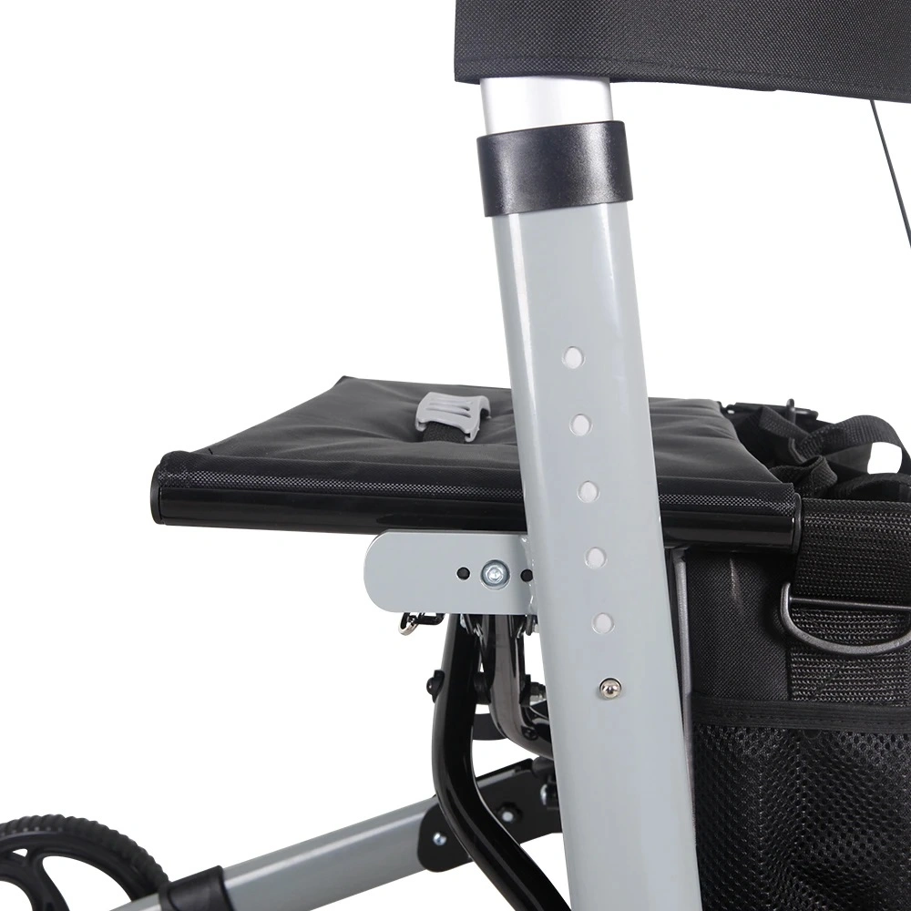 Factory Direct Sale High Quality Aluminum Walker Medical Equipment with Seat for The Disabled