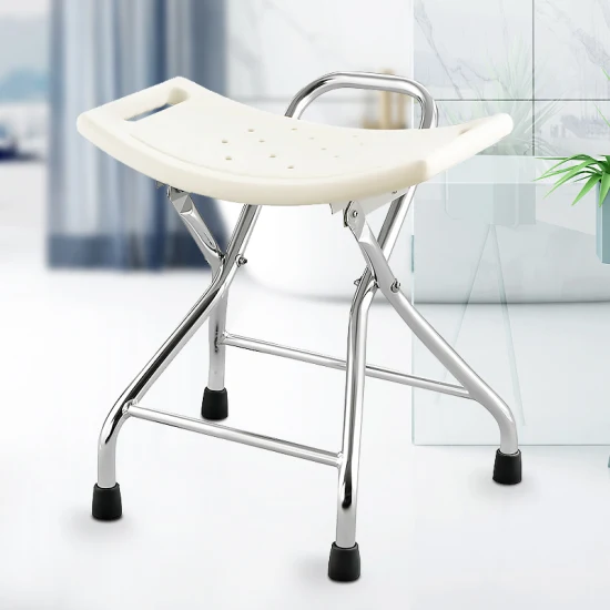 Asiento de baño para discapacitados ajustable de aluminio ligero y duradero, banco de ducha para personas mayores
