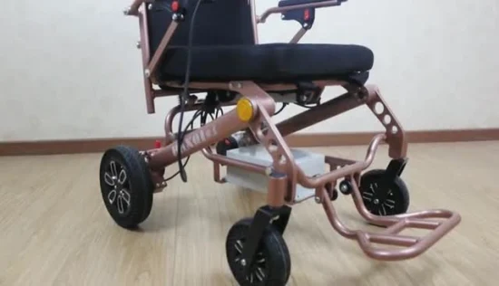 Silla de ruedas eléctrica plegable de alta calidad para adultos y personas mayores