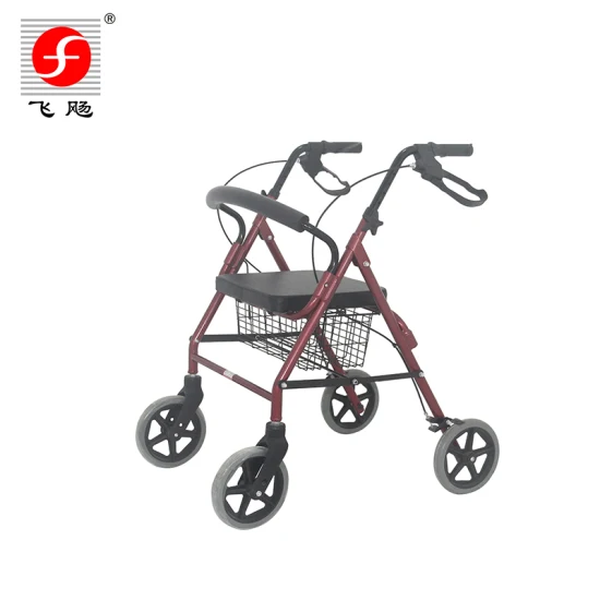 Andador plegable ligero para movilidad, andador portátil de aluminio para caminar, andador para ancianos